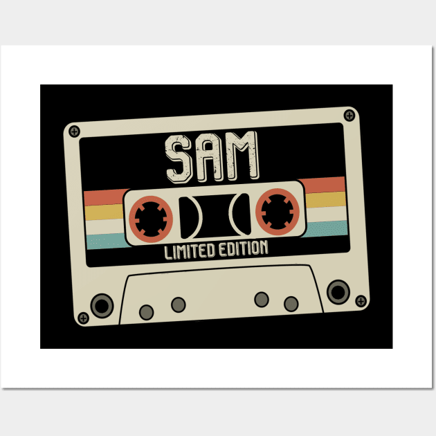 Sam - Limited Edition - Vintage Style Wall Art by Debbie Art